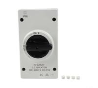 32A 4 Pole 1000VDC Enclosed Rotary Isolator Switch for Photovoltaic Systems with Fast Time and Reliable DC Disconnection