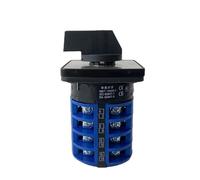 32A 4 Pole 690V 16 Terminal Screw LW26 YMW26-32/4 Rotary Multistep Changeover Cam Switch 1Pcs(0-1 position)