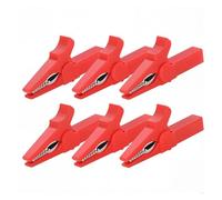 32A 55MM HV Clip for Plug 4mm Multimeter Pen Cable Probes Crocodile 6pcs Test