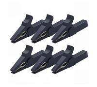 32A 55MM HV Clip for Plug 4mm Multimeter Pen Cable Probes Crocodile 6pcs Test
