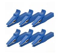 32A 55MM HV Clip for Plug 4mm Multimeter Pen Cable Probes Crocodile 6pcs Test