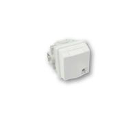 32A 5P 400V Flush Mount Socket White IP44 DESIGN 895-6v