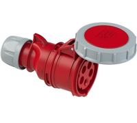 32A 63A Plug Socket PCE IP67 5 Pin 415v Red 3 Phase Power Connector Coupler 6H