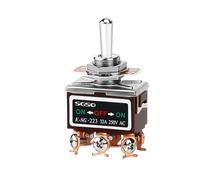 32A250V switch silver dot rocker switch 6-pin 3-gear twist switch toggle switch E-SG1322 1021 1122 1221 1321 SPST Rocker Switch(6Pin 32A E-SG-223)