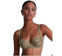 32B Aubade Paradis Exotique Half Cup Bra Underwired Luxury Lingerie LFF14