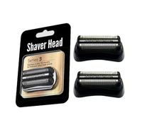 32B Replacement Foil Heads，Compatible For Braun， Series 3 Shaver 3000s,3010s,3020s,3030s,3040s,3050cc,3070cc,3080s,3090cc,320,330(TWO (21B))