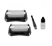 32B Series 3 Replacement Head for Braun S3 Shaver, S3 32B Foil & Cutter Razor Heads, Wet And Dry Electric Shaver Foils for 3010s,3040s,3080s,310s,320S,330S,340S, 380S，2pcs