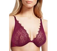 Passionata Womens Georgia Plunge Bra currant Blackcurrant - Purple Polyamide - Size 32C