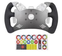 32cm/12" Replace lightweight Suede Formula GT STYLE Racing Sim Wheel MOD For FANATEC CSL Universal Hub V2 Steering Wheel;Fit For ClubSport Wheel Rim R330 V2 V2/GT/FAT 2 V2/ Round 2 V2/GT (For GT)