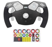 32cm/12" Replace lightweight Suede Formula GT STYLE Racing Sim Wheel MOD For FANATEC CSL Universal Hub V2 Steering Wheel;Fit For ClubSport Wheel Rim R330 V2 V2/GT/FAT 2 V2/ Round 2 V2/GT (For F1)