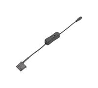 32cm DC5.5x2.1mm Plug to 4Pin for Computer Fan Power Adapter Cable Connect Computer to External Power Source Splitter Cable