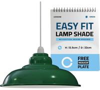 LEDSone Metal Ceiling Lamp Shade 29cm Easy Fit Light Pendant Modern Ceiling Lighting Shade for Bedroom, Hallway, Office Industrial Kitchen Hanging Light Shade Ceiling Pendant