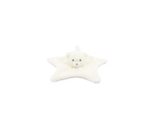32cm Keeleco Baby White and Grey Bear Blanket - Plush Soft Toy