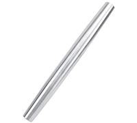 32cm Stainless Steel Rolling Pin for Baking - French Style Tapered Dough Roller, Non-Stick 304 Metal Pastry Roller for Bread, Cookie, Fondant, Pizza Crust
