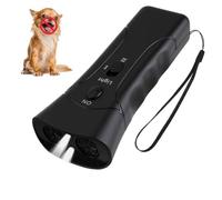 32FT Anti Barking Device for Dogs,3 in 1 Handheld Ultrasonic Stop Dog Deterrent Device With Flash LED Tool Frequency Levels Humanized and Safe for Small/Medium/Large Dog Indoor Outdoor Training Tool