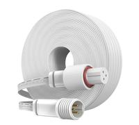 32FT Permanent Outdoor Lights Extension Cable for Govee H705A/B/C H705D/E/F H706A/B/C H7067 H7068 H7069,IP68 Waterproof Extension Cord, 3 Pin Female to Male Permanent Outdoor Lighs Power Cord