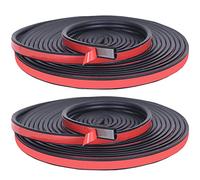 32FT Universal Car Weather Stripping, Self Adhesive Automotive Door Rubber Weather Draft Seal Strip for Car Window Door Engine Cover Noise Insulation