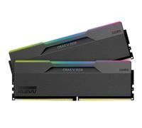 32GB (2x16GB) DDR5 6000MHZ CL30 KLEVV CRAS V RGB RAM Black