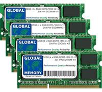 32GB (4 x 8GB) DDR3 1866MHz PC3-14900 204-PIN SODIMM MEMORY RAM KIT COMPATIBLE WITH INTEL IMAC 27" RETINA 5K (LATE 2015)