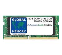 32GB DDR4 2133MHz PC4-17000 260-PIN SODIMM MEMORY RAM COMPATIBLE WITH LAPTOPS/NOTEBOOKS