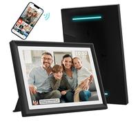 32GB FRAMEO 10.1 Inch WiFi Digital Photo Frame with LED Light, 1280x800 HD IPS LCD Touch Screen, Auto-Rotate Portrait and Landscape, 32GB Storage, Share Moments Instantly via Frameo App from Anywhere