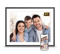 32GB Large Digital Photo Frame - 17-inch Electronic Digital Photo Frame, Dual-WiFi Smart Digital Photo Frame IPS Touch Display, Auto-Rotate, Easy to Share Photo Video via App Email, Mom