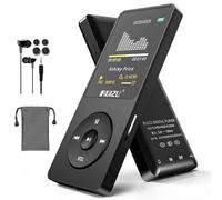 32GB MP3 Player with Bluetooth 5.3, Ultralight (30 grams), up to 80 Hours Battery Life, 1.8 Inch Screen, Ideal for Sports, Children and Adults, Supports TF Cards up to 128GB