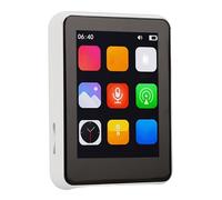 32GB MP3 Player with Bluetooth5.0, Portable HiFi Music Player with 2.4in Full Touch Screen, Built In Speaker, Voice Record, FM Radio, EBook Reader, Video & Photo Viewer (White)