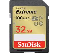 SanDisk Extreme SDHC card 100MBs UHSI U3 V30 32GB