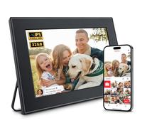 32GB WiFi Digital Photo Frame, 10.1 Inch Frameo, Black