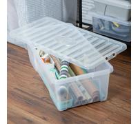 Whatmore CRYSTAL 62L BOX & LID CLEAR 11495