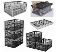 32L Collapsible Plastic Foldable Crates - 6