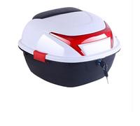 32L Motorbike Top Box for Motorcycle Trunk with Lock for Storage Helmet, Waterproof Luggage Case Tour Tail Case Top Box for Motorcycle Scooter Moped