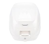32L Motorcycle Luggage Top Case Robust Rear Trunk with Key Lock for Electric Bikes and Scooters Durable ABS Material (White)