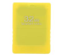 32MB PS2 Memory Card FMCB Free McBoot V1.966 for Playstation2 Standard and Slim Line Version All Game Console, High Speed Plug and Play External Data Storage Card (Yellow)