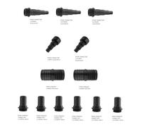 (32mm - 25mm (1.25"-1"), Straight connector) Flexible Pond Hose Pipe Fitting T/Bend/Straight/Tap/Valve/Tee/Elbow/Flow Control