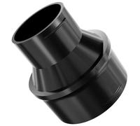 32mm > 28mm Car Heater Warm Air Ducting Pipe Outlet Joiner Black Adaptor Connector