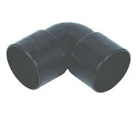 32mm (36mm) Black Solvent Waste Pipe 90 Degree Knuckle - Bag of 2