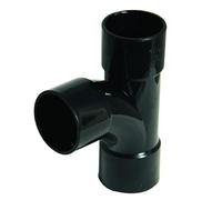 32mm (36mm) Black Solvent Waste Pipe Swept Tee