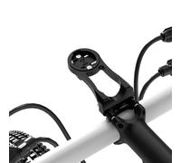 32mm Bike Stem Computer Mount for Garmin Edge Explore， Lightweight Aluminum Alloy Bicycle GPS Out Front Mounts, Flashlight and Action Camera Install, Compatible with Bryton, Wahoo, and CATEYE Black