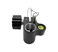 32mm Black Bubble Level for Telescopic Carbon Fiber Surveying Poles, 25mm Inner Diameter Leveling Vial