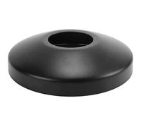 32mm Black Finished Steel Hole Collar Rose Sink Basin Drain Waste Trap Cover