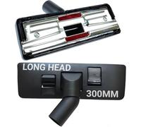 32mm Brush Head Replacement for Henry Hoover Attachments | 300mm Extended Neck Floor Brush Dual Pedal Compatible | High-Performance Vaccuming and Easy Handling on All Floors