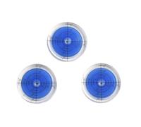 32mm Bubble Level 3-Pack for Measuring Accuracy with Blue Liquid, Acrylic Spirit Level for Tools and Workshop Equipment
