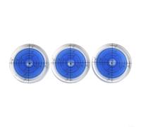32mm Circular Level 3pcs 20°-30° Accuracy | Precision machined radius, high translucency, black internal lines, 3pcs pack, for durable construction