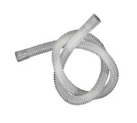 32mm Corrugated PE Water Hose - 5M White Pipe for Car Wash Air Conditioning Drainage Irrigation Includes Clamps & Flexible Inner Diameter 16/20/25/32mm Options