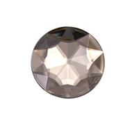 32mm Crystal Clear H102 Flat Back Round Acrylic Jewels High Quality Pro Grade Individually Wrapped - 6 Pieces