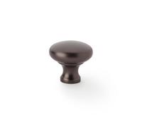 32mm Dark Bronze Mushroom Top Classic Round Knob Cupboard Drawer Cabinet Pull