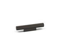 32mm Dark Grey Reeded Grooved Cabinet Handle Door Drawer Pull Knob