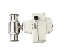 32mm Electric Motorized Ball Valve Stainless Steel Q911F-16P - Sanitary Tri Clamp Ferrule Type, 1PCS(12vdc)